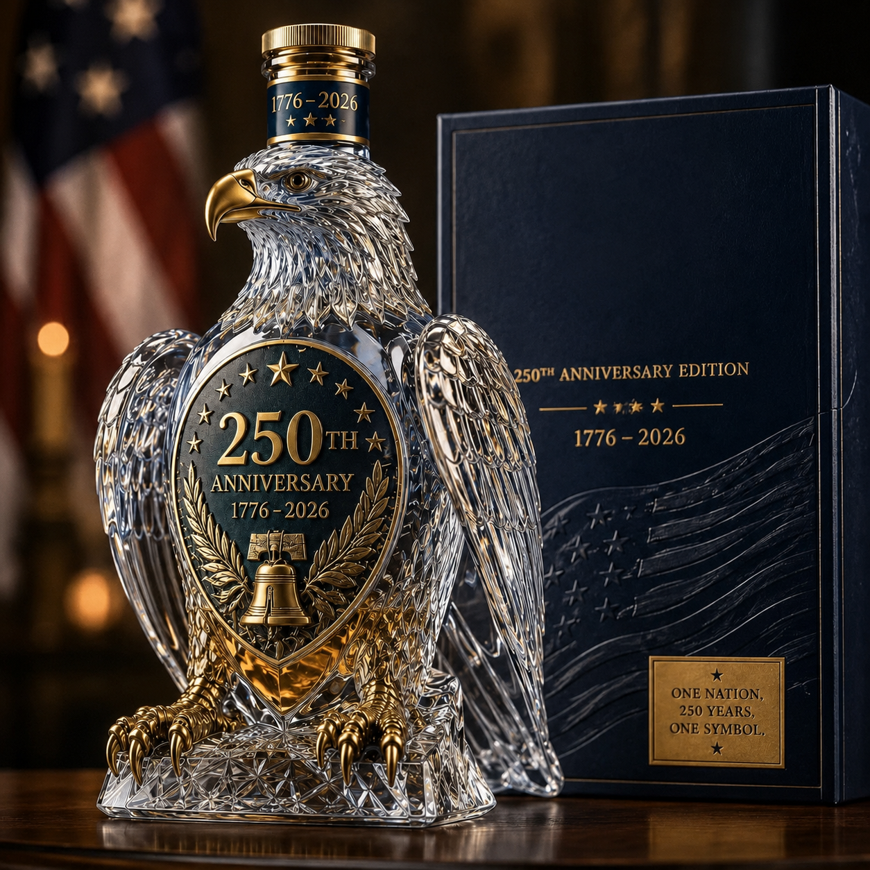 🦅 Flash Sale-60% Off ❤️🤍💙250th Anniversary Commemorative Bottle