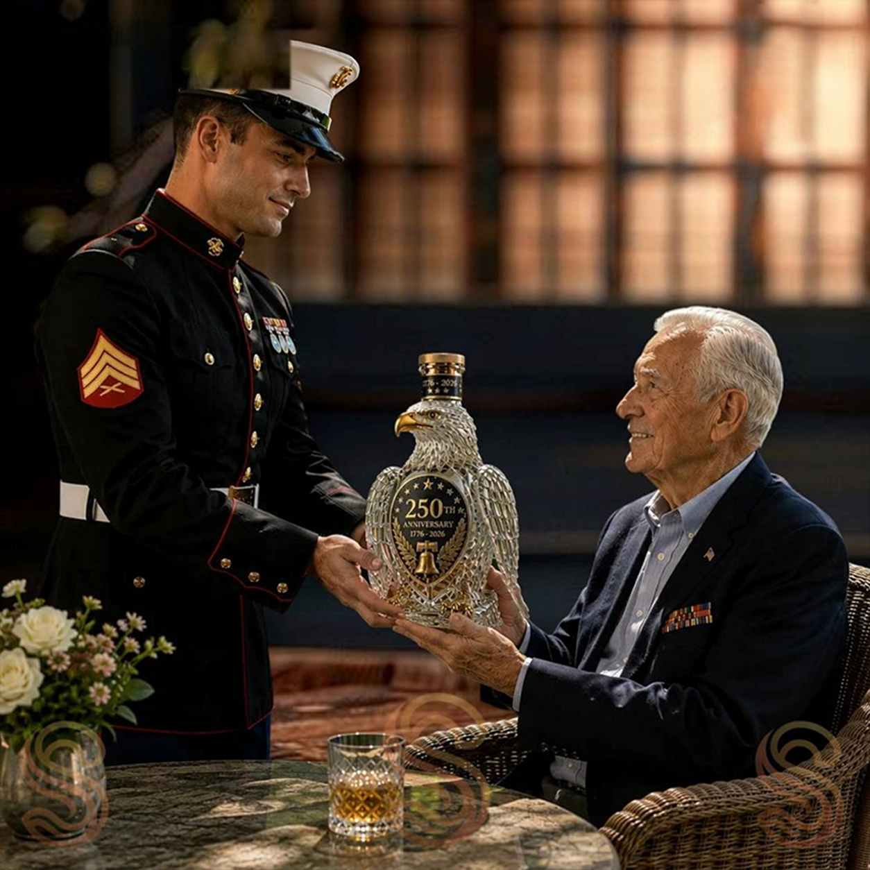 🦅 Flash Sale-60% Off ❤️🤍💙250th Anniversary Commemorative Bottle