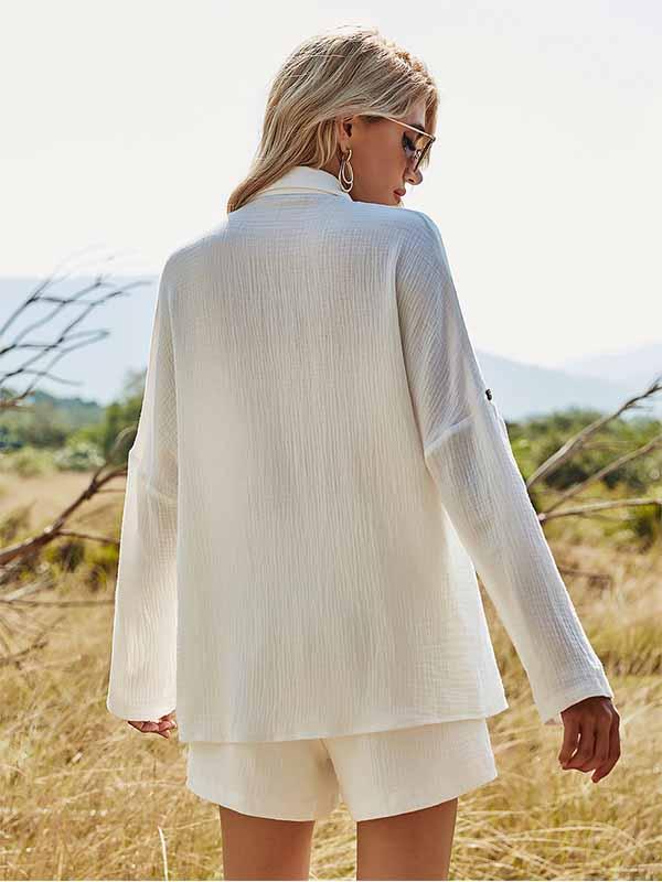 Stunncal Comfy White Two Sets