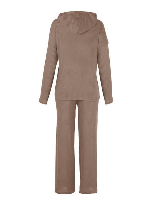 Stunncal Loose Hooded Two Sets