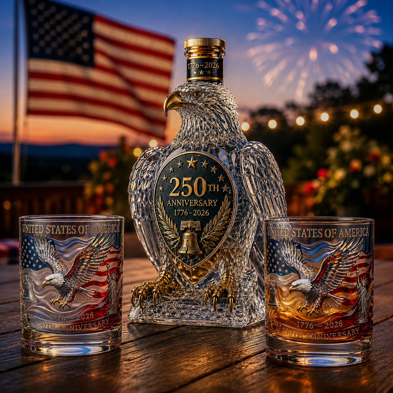 🦅 Flash Sale-60% Off ❤️🤍💙250th Anniversary Commemorative Bottle