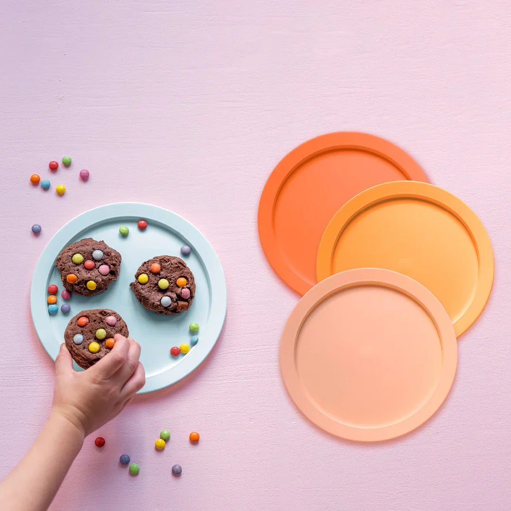 TUPPER PLATES G/PS/DOLP/PEACH
