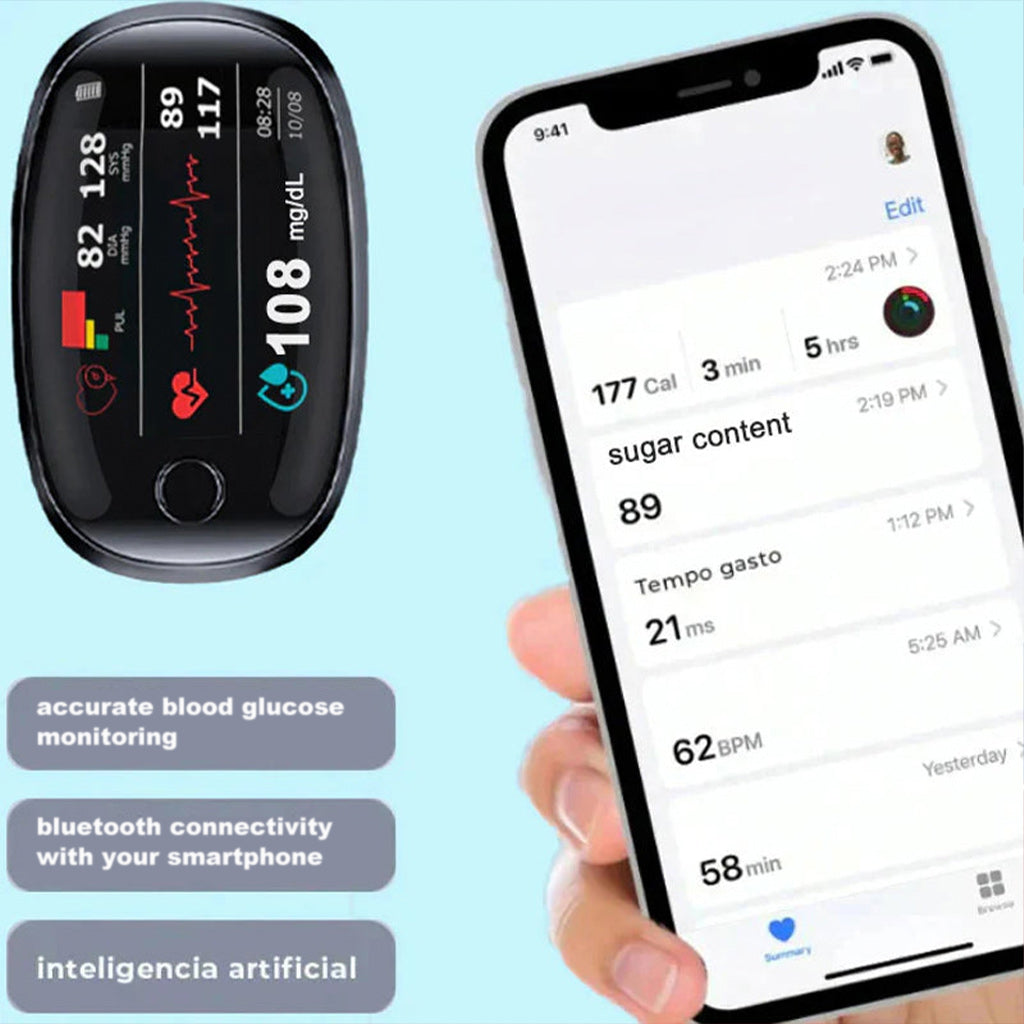 🔥Final 1 Hours – Limited Stock Left🏆TIWORLD™ Non-Invasive Smart Blood Sugar Tracking Device 99.9% Accuracy (Mayo Clinic Recommended)