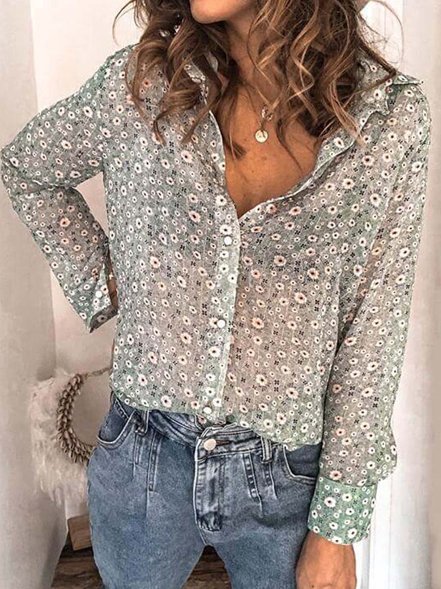 Stunncal Casual Floral Shirt