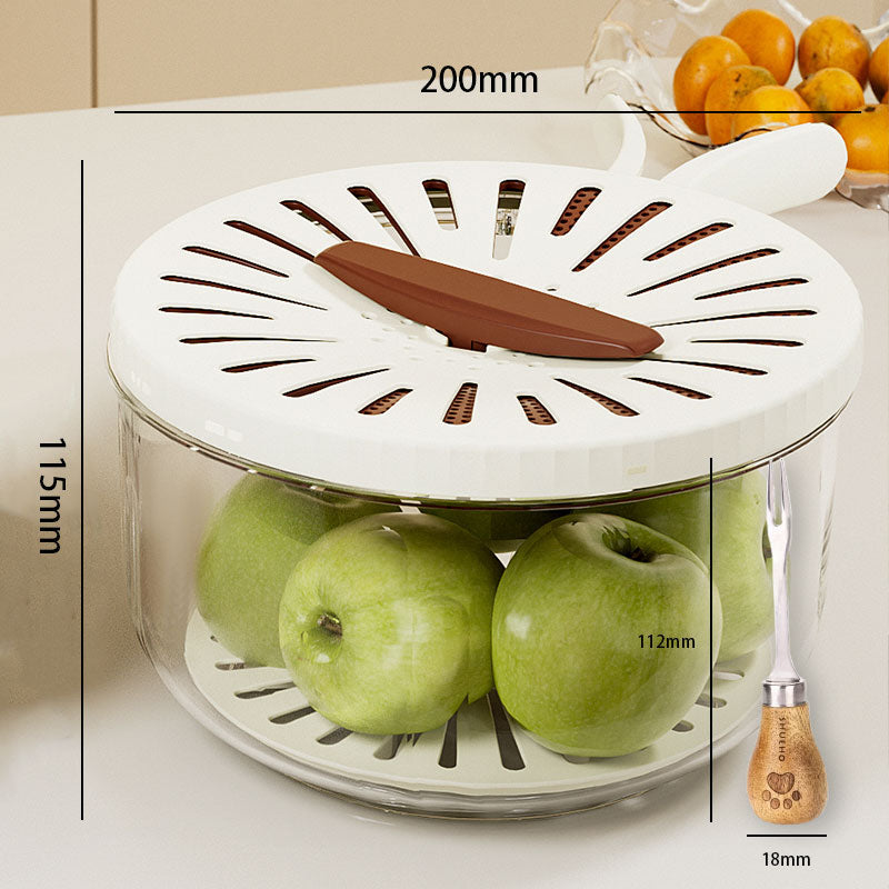 2-in-1 Draining and Preservation Basket: Simplify Washing & Storing