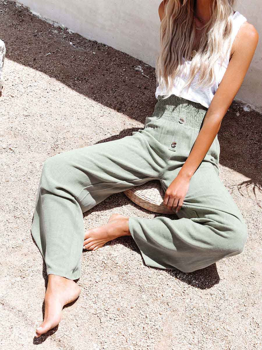 Stunncal Solid Color Loose Casual Pants (6 colors)