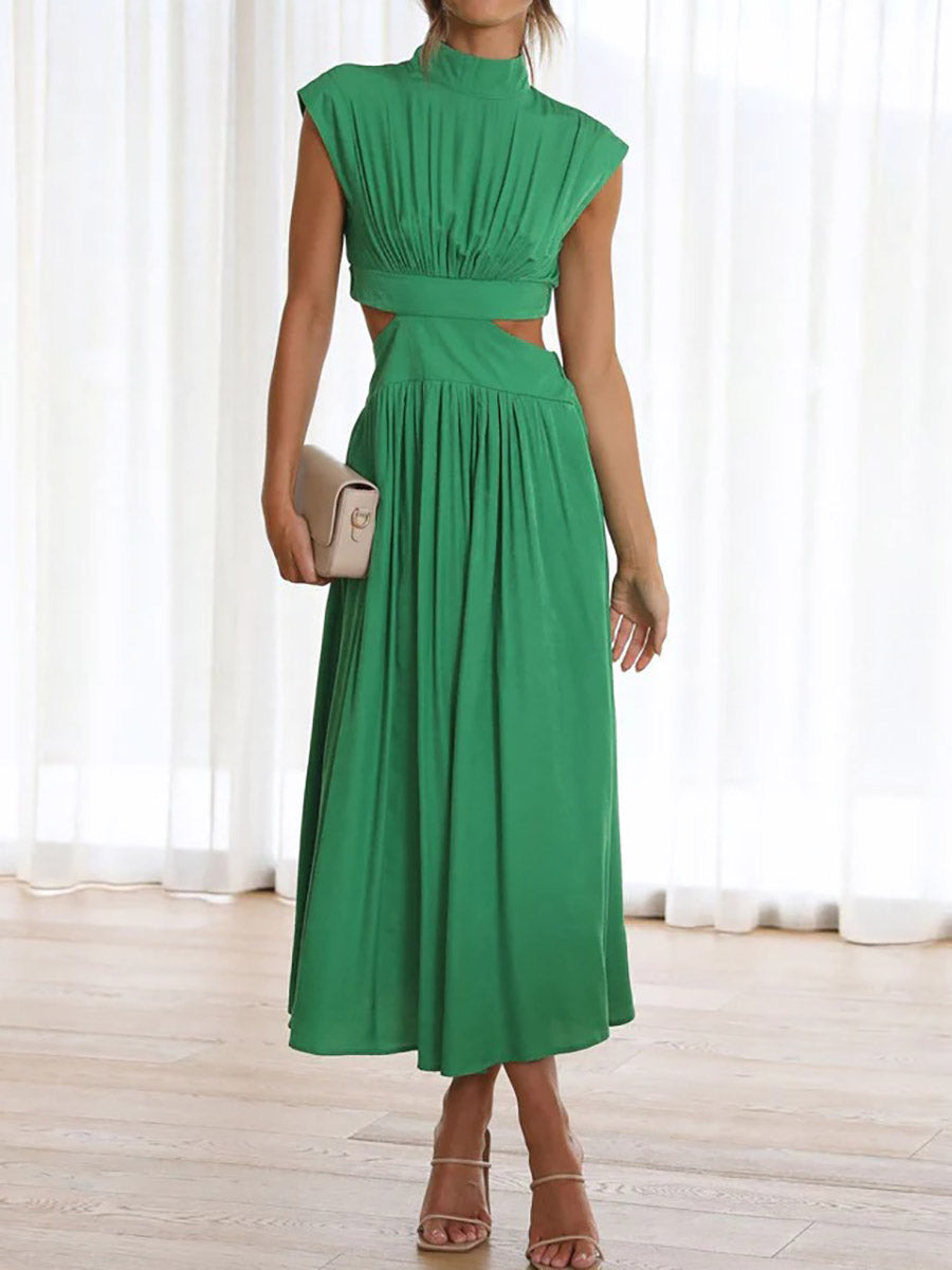 Stunncal Macaron Color Waistless Dress