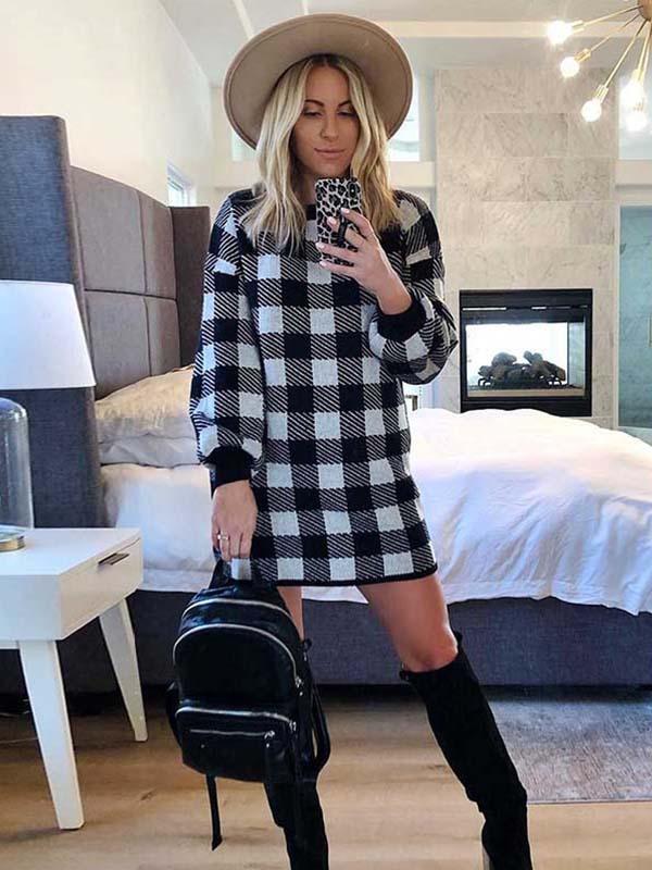 Stunncal Plaid Dress