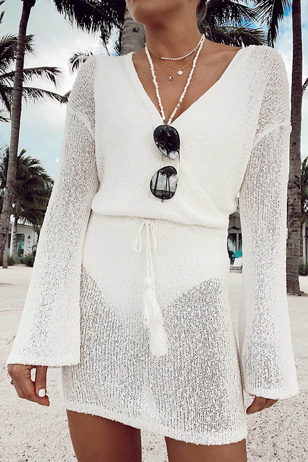 Stunncal  The Sun Knit Cover-up Dress