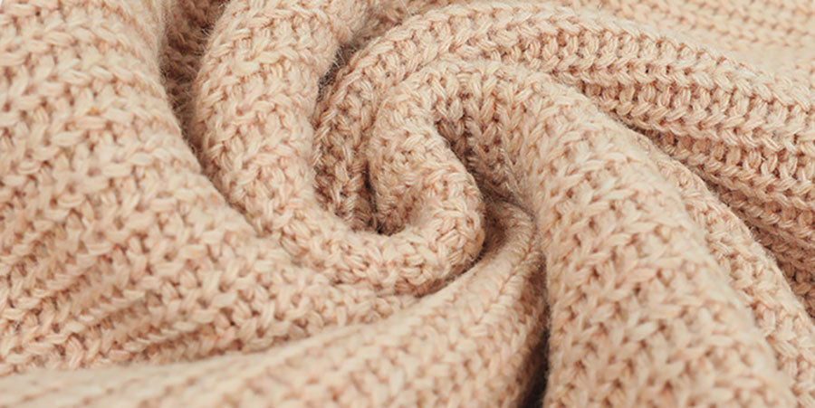 Stunncal Solid Color Crossed Hanging Shoulder Knit Sweater