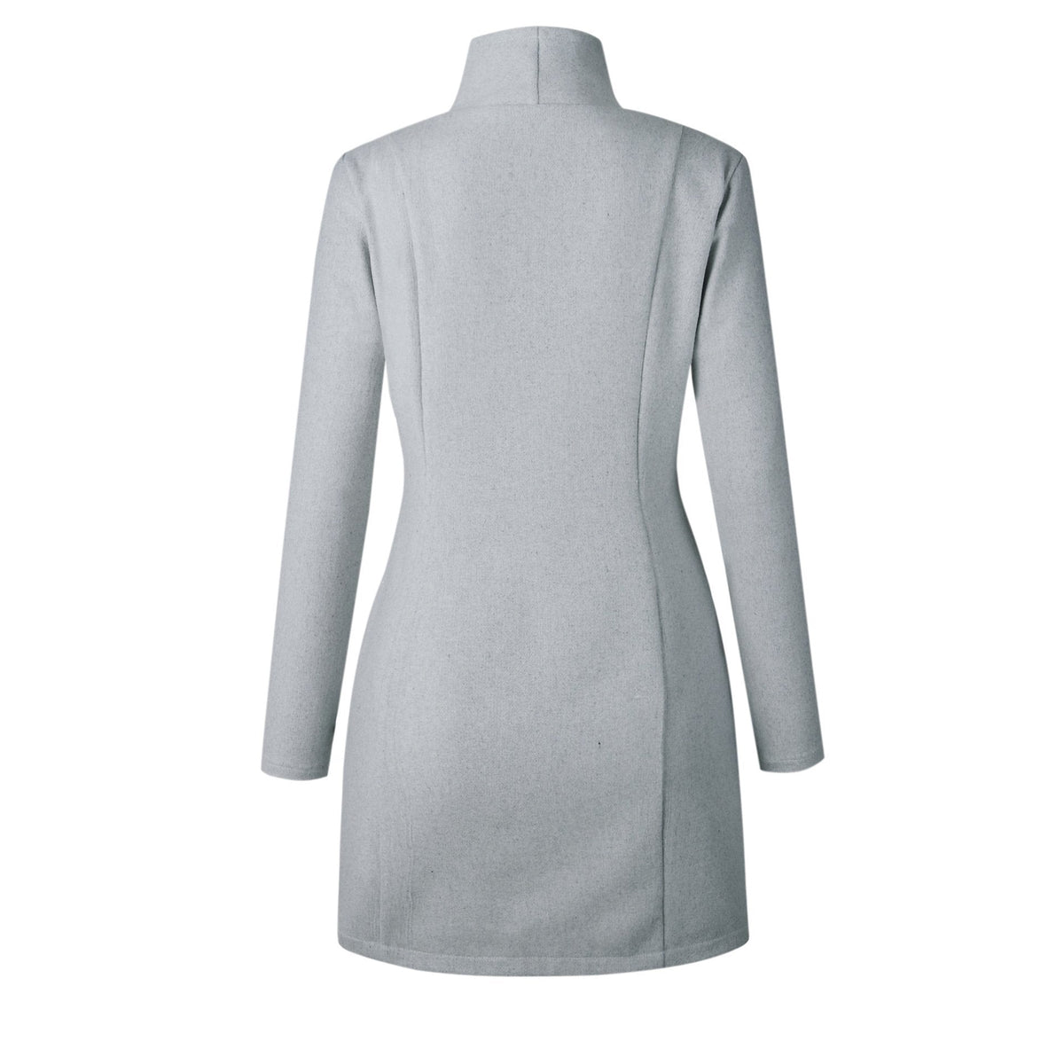 Stunncal Slim Zipper Coat