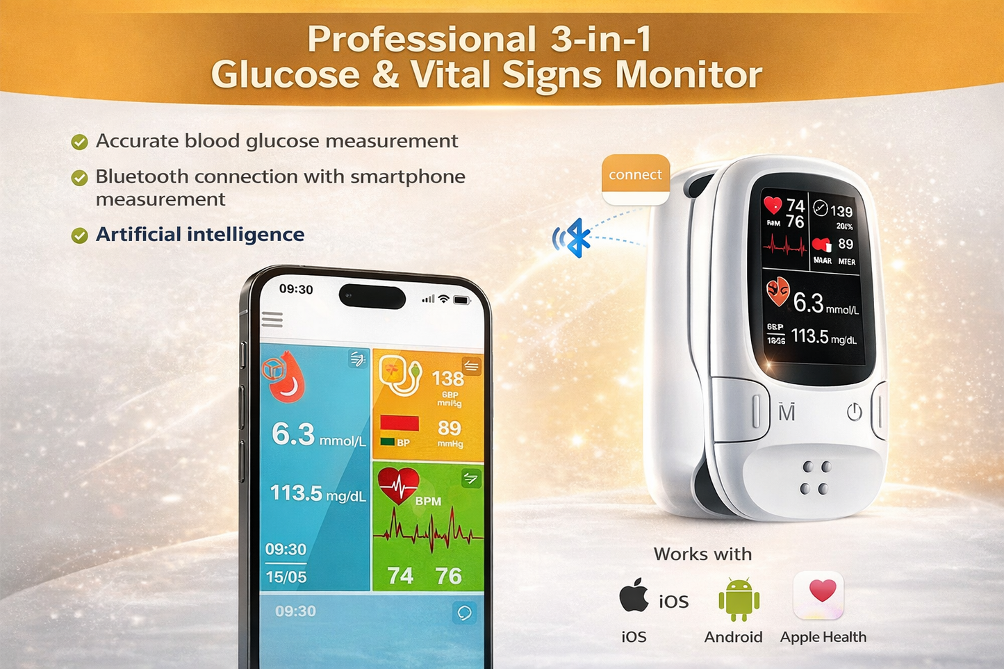 ⏰ Limited Time Offer 🎁 Introducing the Smart Glucose Monitoring Device 🔥 Track Your Glucose — Without the Hassle