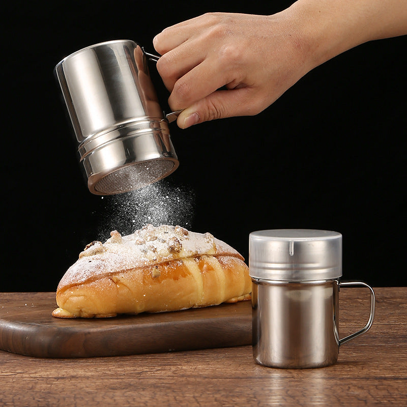 Powdered Sugar Shaker Duster With Handle -pack of 2