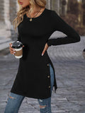 Stunncal Slim and skinny split dress