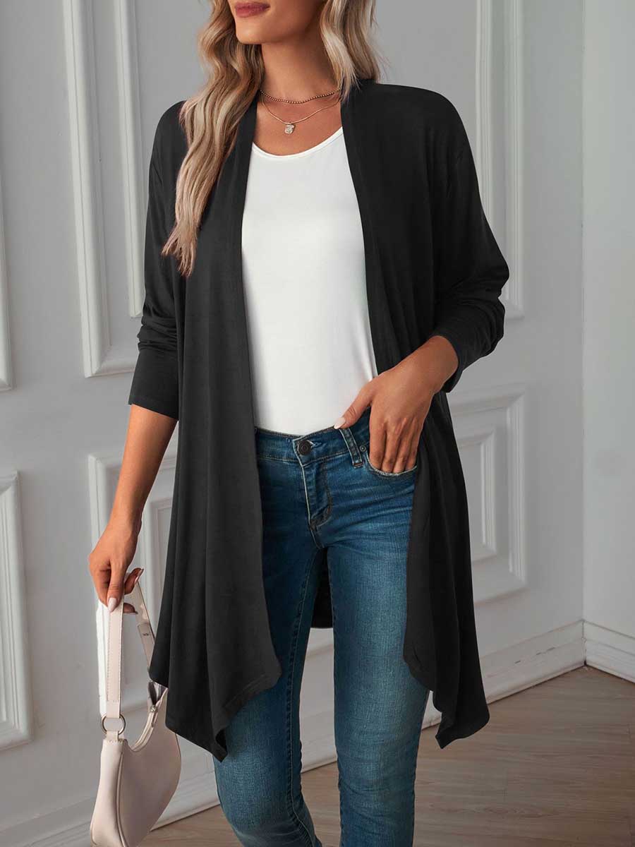 Stunncal Long Sleeve Cardigan Jacket Long Top