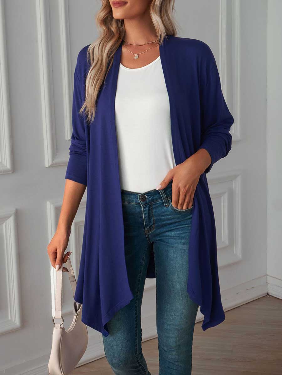 Stunncal Long Sleeve Cardigan Jacket Long Top