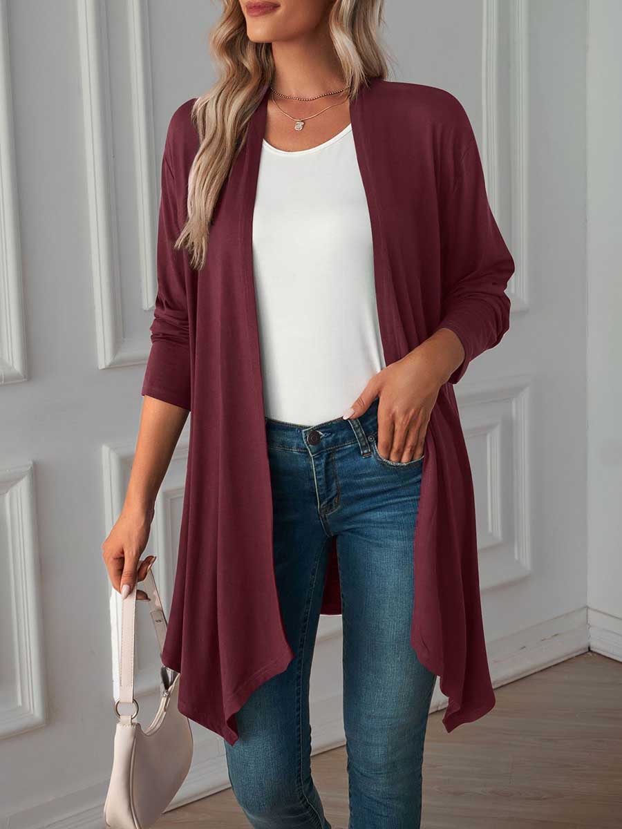 Stunncal Long Sleeve Cardigan Jacket Long Top