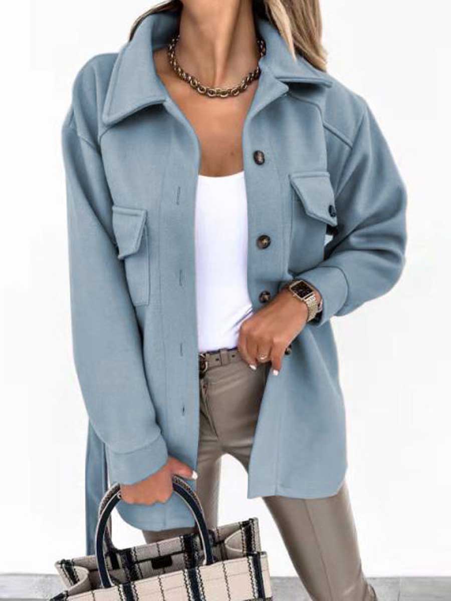 Stunncal Temperament Lapel Tweed Jacket