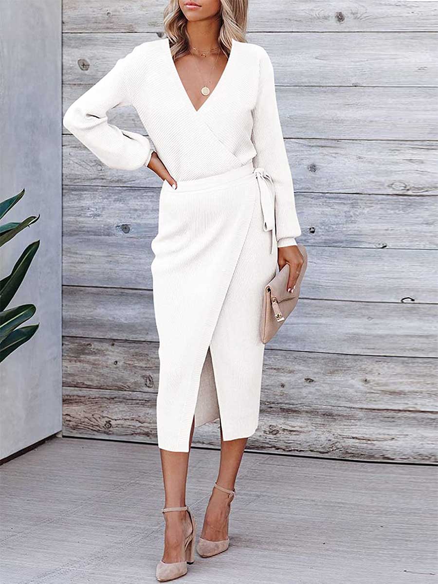 Stunncal Sexy Knitted Dress