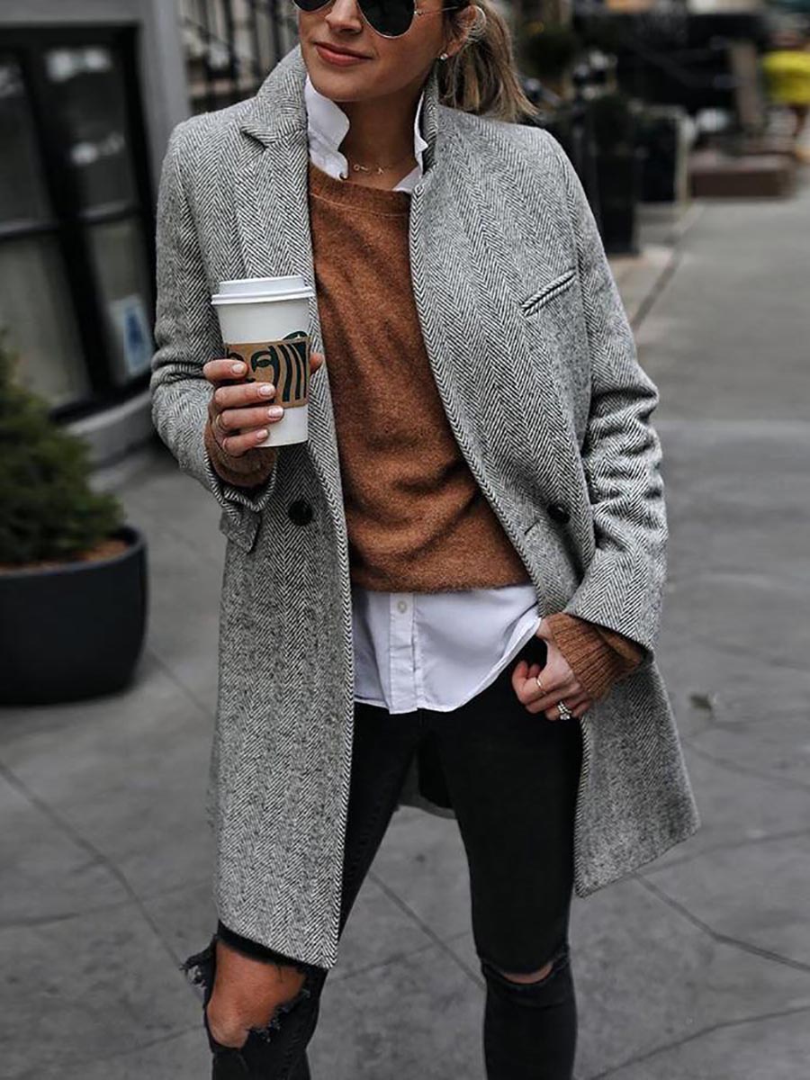 Stunncal Outlook Button Down Textured Coat