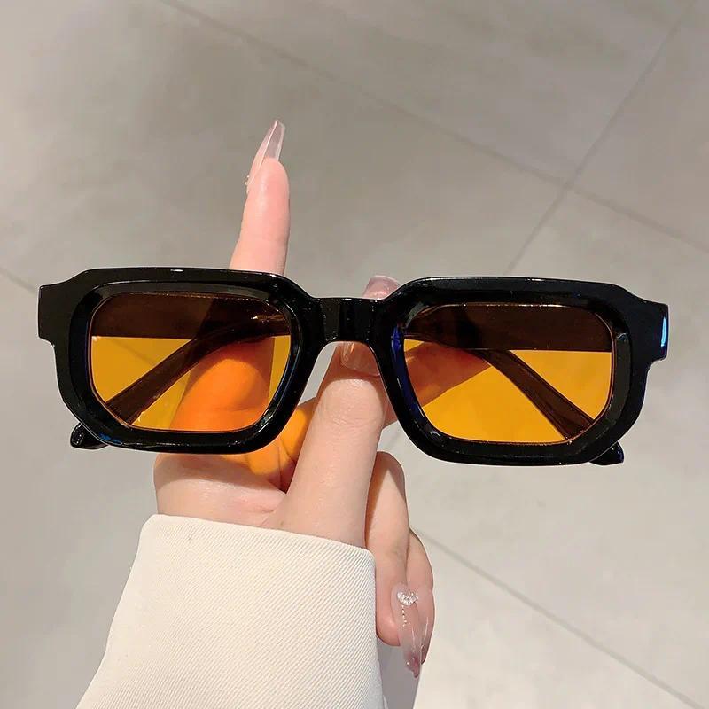 🕶️🔆 6 - Pack Vintage Rectangle Frame Sunglasses for Men & Women with UV400 Protection