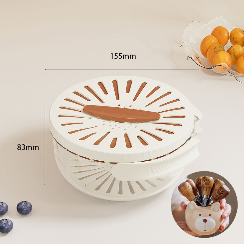 2-in-1 Draining and Preservation Basket: Simplify Washing & Storing
